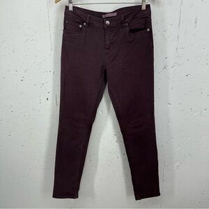 Woolrich Size 6 Maroon Straight Leg Stretch Pants
